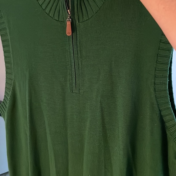 Vintage Martin Timeless as the Game green sleeveless sweater vest Italian Merino - Picture 6 of 14